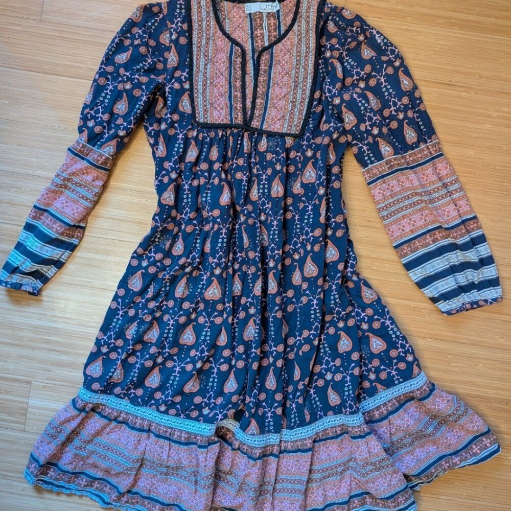 Gorgeous boho cotton dress by ZARA, sz M
